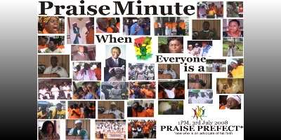 THIS IS THE PICTURES FROM PRAISE MINUTE 2007